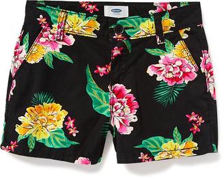 Old Navy Printed Chino Shorts for Girls