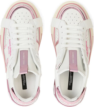 dolce and gabbana logo low top sneakers