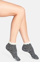 Thumbnail for your product : Kensie Crochet Cuff Ankle Socks