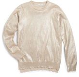 Thumbnail for your product : Stella McCartney Kids Girl's Metallic Sweater