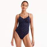 Thumbnail for your product : J.Crew T-back one-piece swimsuit in heart print
