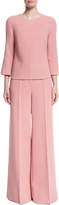 Thumbnail for your product : Escada High-Waist Wide-Leg Trousers, Rosehip