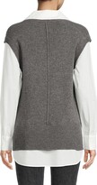 Thumbnail for your product : Elie Tahari Wool Cashmere Sweater Vest Shirt