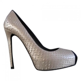 Thumbnail for your product : Barbara Bui Silver Exotic leathers Heels