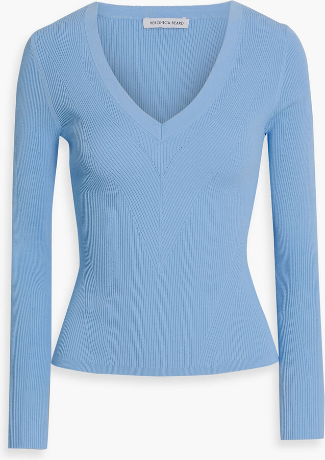 Veronica Beard Callie ribbed-knit sweater