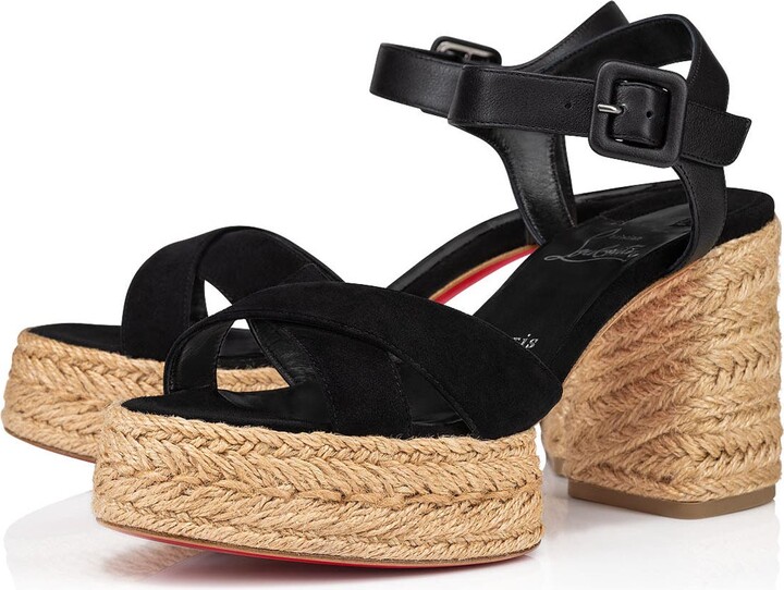 Christian Louboutin Calakala Espadrille Platform Sandal