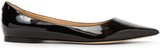Thumbnail for your product : Jimmy Choo Love Flat Patent-leather Ballet Flats - Black