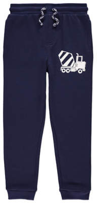 George Navy Truck Detail Cuffed Joggers