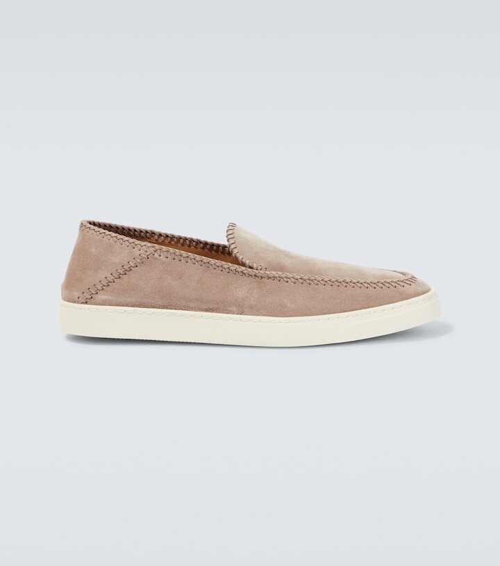 Giorgio Armani Divo suede slip-on
