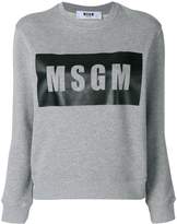 Thumbnail for your product : MSGM logo print sweatshirt