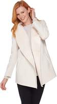 Thumbnail for your product : Dennis Basso Faux Leather Jacket with Removable Faux Fur Collar