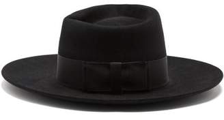 Hillier Bartley X Lock & Co. Portobello Felt Fedora Hat - Womens - Black