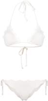 Thumbnail for your product : Marysia Swim scalloped crinkled bikini set