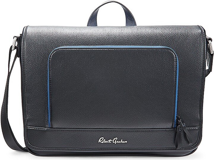 Robert Graham Floral FauxLeather Messenger Bag ShopStyle