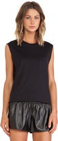 Thumbnail for your product : Alexander Wang T by Muscle Tee with Pocket