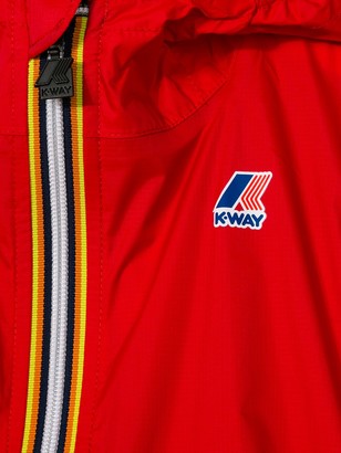 K Way Kids Logo Print Cagoule Jacket
