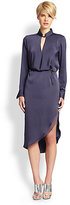 Thumbnail for your product : Halston Draped-Front Dress