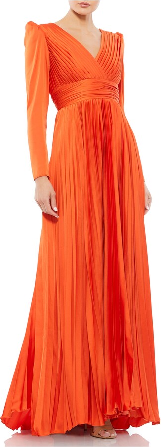 Long Pleated Maxi Dress | Shop the world's largest collection of 