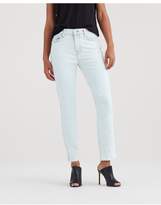Thumbnail for your product : 7 For All Mankind Edie With Destroy And Cut Off Hem In Desert Sun Bleached