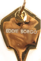 Thumbnail for your product : Eddie Borgo NIB Gold Tone Dimensional Paradox Hexagon Hoop Dangle Earrings $250
