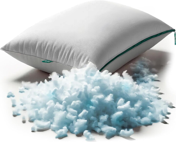 Marlow Adjustable Memory Foam Bed Pillow by Brooklinen - Neck and Back Support For Side, Back and Stomach Sleepers - Standard/Queen Size
