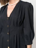 Thumbnail for your product : Sandro Cinched-Waist Buttoned Dress