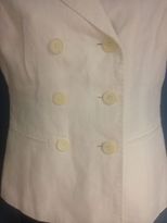 Thumbnail for your product : Brooks Brothers NWT Women's White Button Blazer / Suit Jacket - MSRP$298
