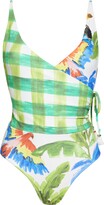 Thumbnail for your product : Farm Rio Tropical Fresh Faux Wrap One-Piece Swimsuit