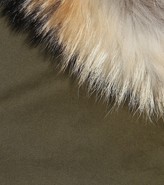 Thumbnail for your product : Saint Laurent Cotton-blend fur-trimmed parka