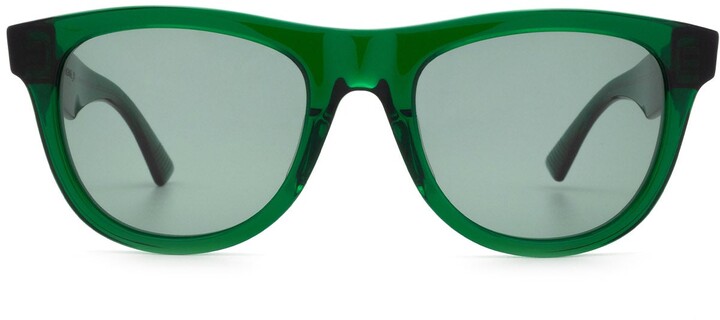 green sunglass frames