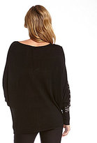 Thumbnail for your product : Karen Kane Aspen Geometric Dolman Sweater