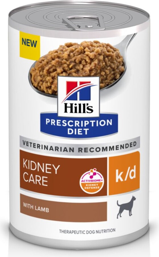 Hill's Prescription Diet k/d Kidney Care Lamb Dog Food, 13-oz, 12 ct