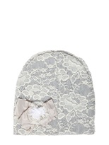 Thumbnail for your product : Lace Cotton Blend Fleece Hat