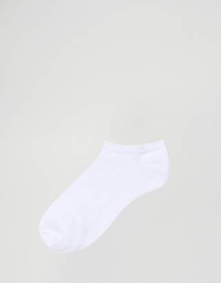 ASOS DESIGN sneaker socks in white 5 pack save