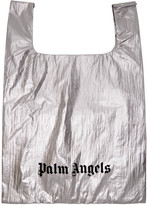 Thumbnail for your product : Palm Angels Silver Shiny Shopping Tote