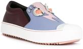 Thumbnail for your product : Fendi Faces slip-on sneakers