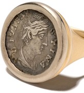 Thumbnail for your product : hum 18kt Gold Engraved Signet Ring