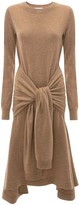 Thumbnail for your product : J.W.Anderson A-line Midi Knit Dress W/ Belt Detail