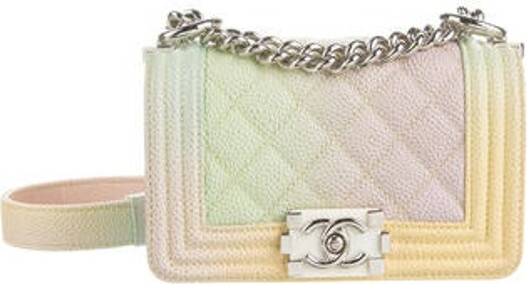 chanel rainbow purse