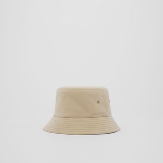 Burberry Ebroidered Logo Cotton Bucket Hat