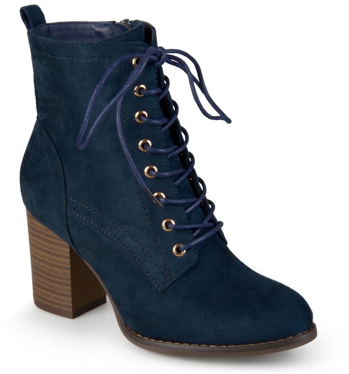 dark navy blue booties