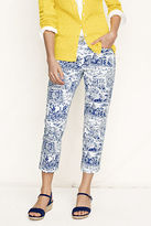 Thumbnail for your product : Lands' End Women's Fit 2 Pattern Chino Crop Pants