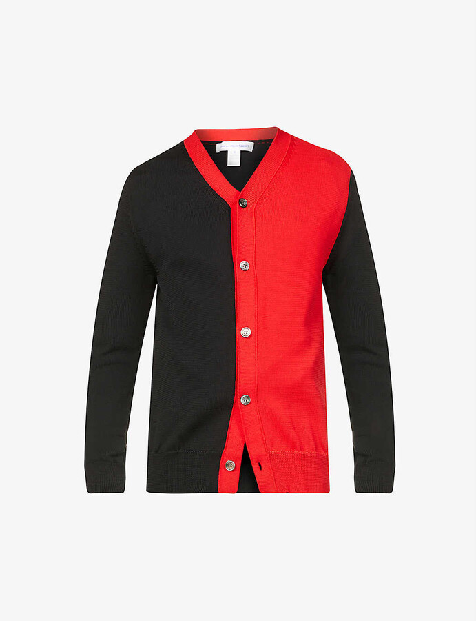 Red V Neck Long Sleeve Shirt Men | Shop the world's largest 