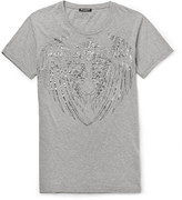 Thumbnail for your product : Balmain Metallic Printed Cotton T-Shirt