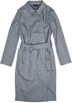Thumbnail for your product : DSTLD Womens Wool Blanket Maxi Coat in Grey