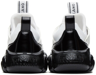 Moschino Black & White Teddy Sneakers