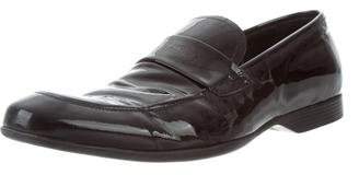 Versace Patent Leather Penny Loafers