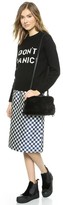 Thumbnail for your product : Madewell Shearling Twin Pouch Cross Body Bag