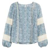 Thumbnail for your product : Scotch & Soda Pintuck Lace Blouse