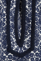 Thumbnail for your product : Tory Burch Margherita printed cotton-voile kaftan